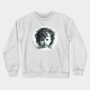 Curly Hair Child Crewneck Sweatshirt